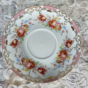 Sorelle Fine Porcelain 6 Inch Saucer Plate Floral Pattern Collectible